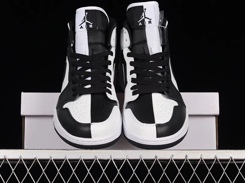 All Categories Air Jordan Jordan Series Basketball Shoes Air Jordan 1 Mid Air Jordan 1 Mid "Homage" AJ1 Joe 1 Black and White Panda China Basketball Shoes DR0501-101